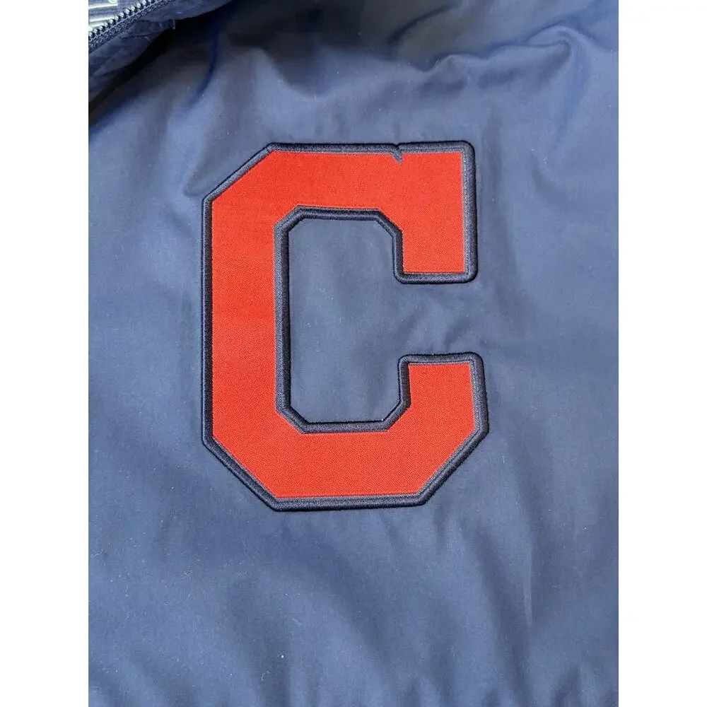 Nike MLB Cleveland Guardians Full Zip Dugout Jacket Men's Large Team Issued